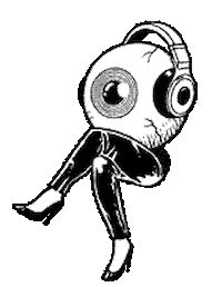 Bubka_Antwerp giphyupload music eye tattoo Sticker