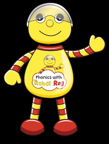 Robotreg GIF by Phonics with Robot Reg