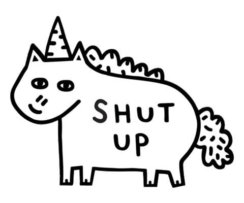 Happy Illustration Sticker