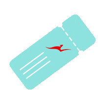 Qantas travel fly plane flight Sticker