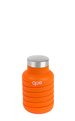 orange waterbottle Sticker by que Bottle