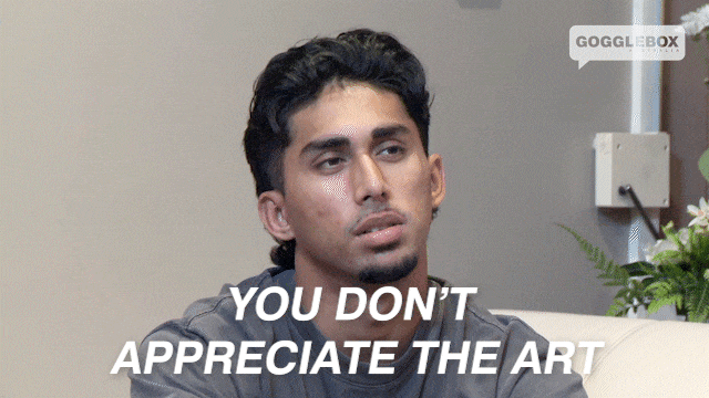 Art Love GIF by Gogglebox Australia