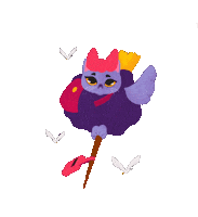 Black Cat Sticker by Poupoutte