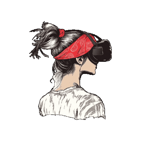 Metaverse-Inspired giphygifmaker vr metaverse virtual reality Sticker