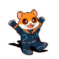 Happy Good Vibes Sticker by Hamieverse