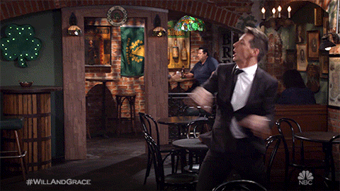 sean hayes nbc GIF by Will & Grace