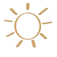 NebelDesignCo happy sun positive simple Sticker