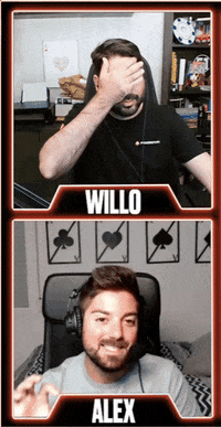 Alex Facepalm GIF by PokerStars