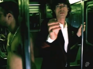 Mick Jagger Subway GIF by The Rolling Stones