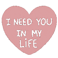 Be My Valentine Love Sticker