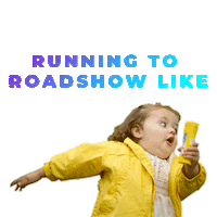 girl running Sticker by The Roadshow Tour