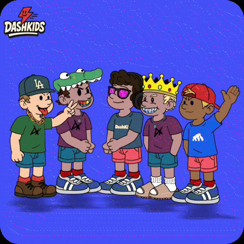 DashKids friends morning nft gm GIF