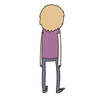 Cartoon Hipster GIF