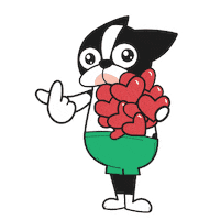 bbrcmarketing heart i love you loveyou cute dog Sticker