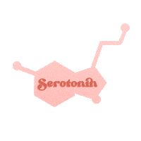 Serotonin Sticker by colourette