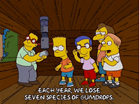 happy bart simpson GIF