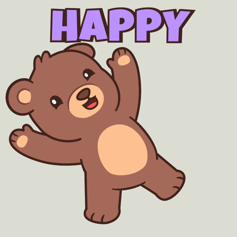 Happy Teddy Bear GIF by BEARISH
