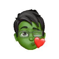 Hulk Love Sticker by Fdpbw