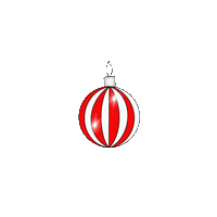 Nazeda red noel ornament edateksan Sticker