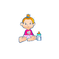 cussonsbabykids anak bayi ceria bermain Sticker