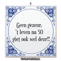 Humor Wijsheid Sticker by Tegelspreuken.nl