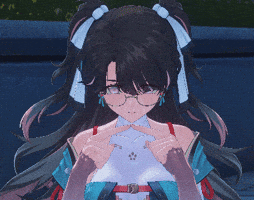 Goldom wuwa wuthering waves tapping fingers finger tapping GIF
