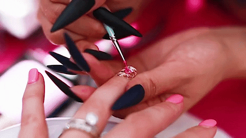 beauty nails GIF by MADE Fashion Week