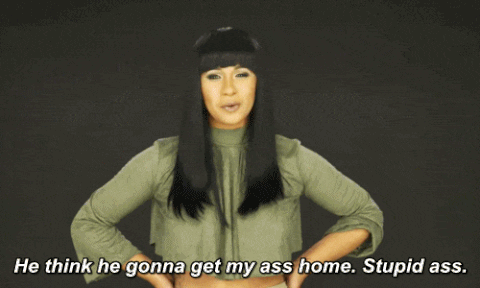 cardi b GIF