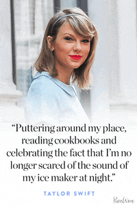 scared taylor swift GIF by PureWow