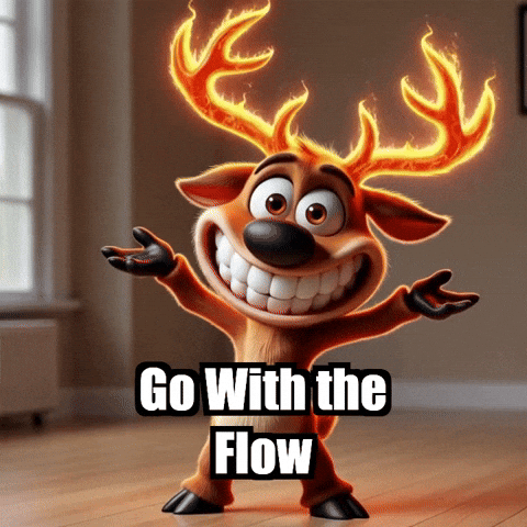 Go With The Flow Peace GIF by elkijahspark
