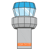 Travel Sticker by Groningen Airport Eelde