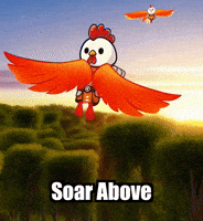 Freedom Soar Above GIF by Zorooster