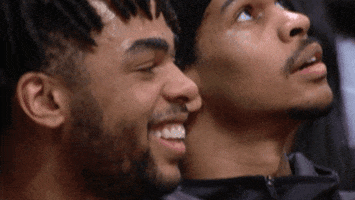 d'angelo russell smile GIF by NBA