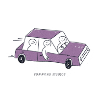 Car Rod Sticker by Edmmond Studios