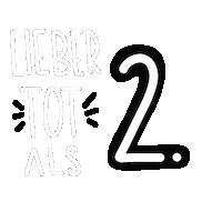 Calligraphy Deutsch Sticker