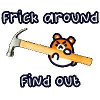 Angry Find Out Sticker