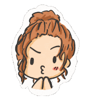 Thinking Chibi Sticker