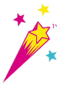 AgathaRuizDeLaPradaPerfumes pink blue star stars Sticker