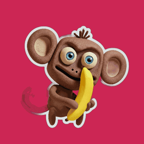Hungry Monkey GIF