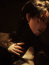 Beautiful Girl Flirting GIF
