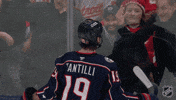 Happy Columbus Blue Jackets GIF by NHL