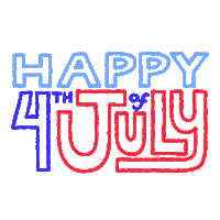 Independence Day Animation Sticker by Holler Studios