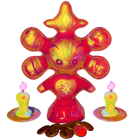 Candle Doll Sticker