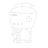 Cat Coffee Sticker