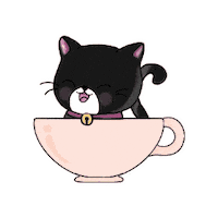 Cat Coffee Sticker
