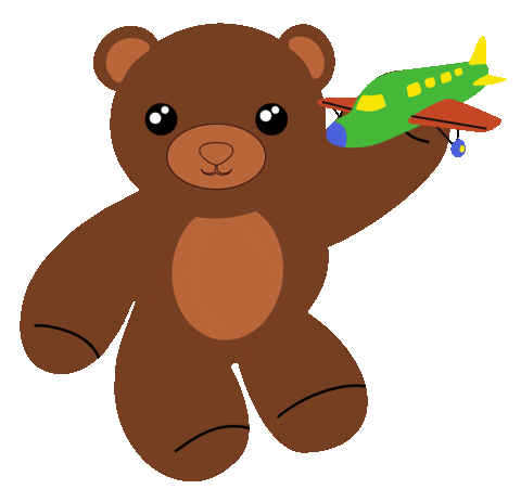 Kids Bear Sticker by Bel Diniz