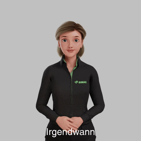 Avatar Gebärdensprache GIF by Sign Time - SiMAX