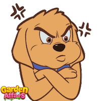 Angry Dog Sticker by GardenAffairs