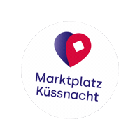 marktplatzkuessnacht logo local market rolling Sticker