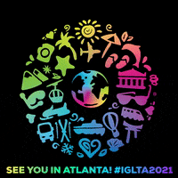 IGLTAgaytravel lgbtq 2021 atlanta iglta GIF